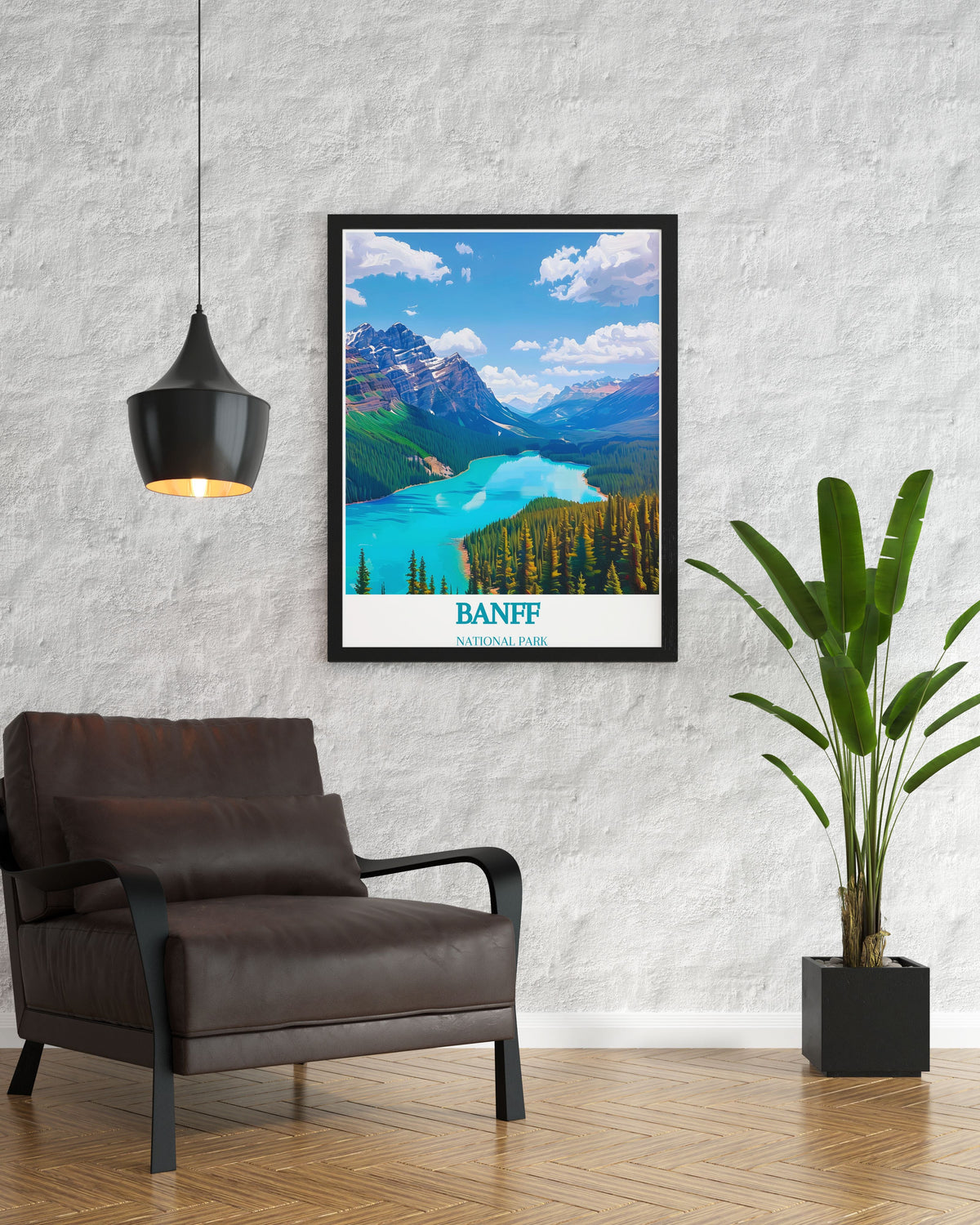 Banff National Park Wall Poster - Peyto Lake Art Print - Canada Art Collection