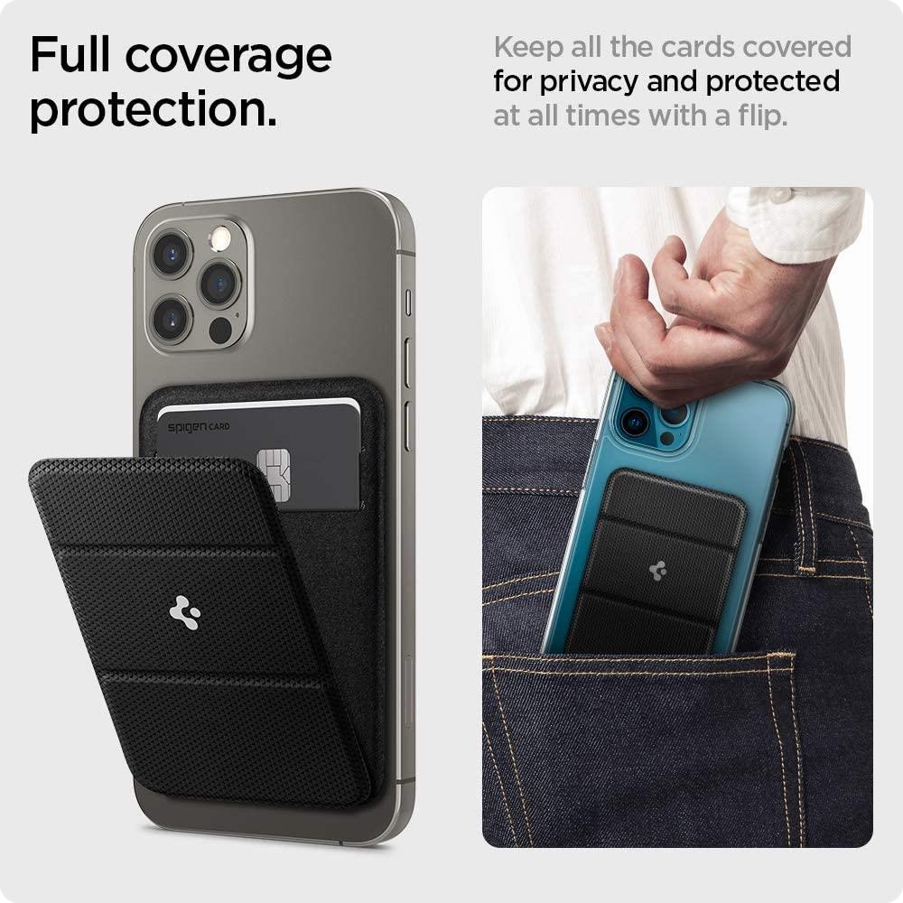 Magnetic Card Holder Mobile Phone Holder Black