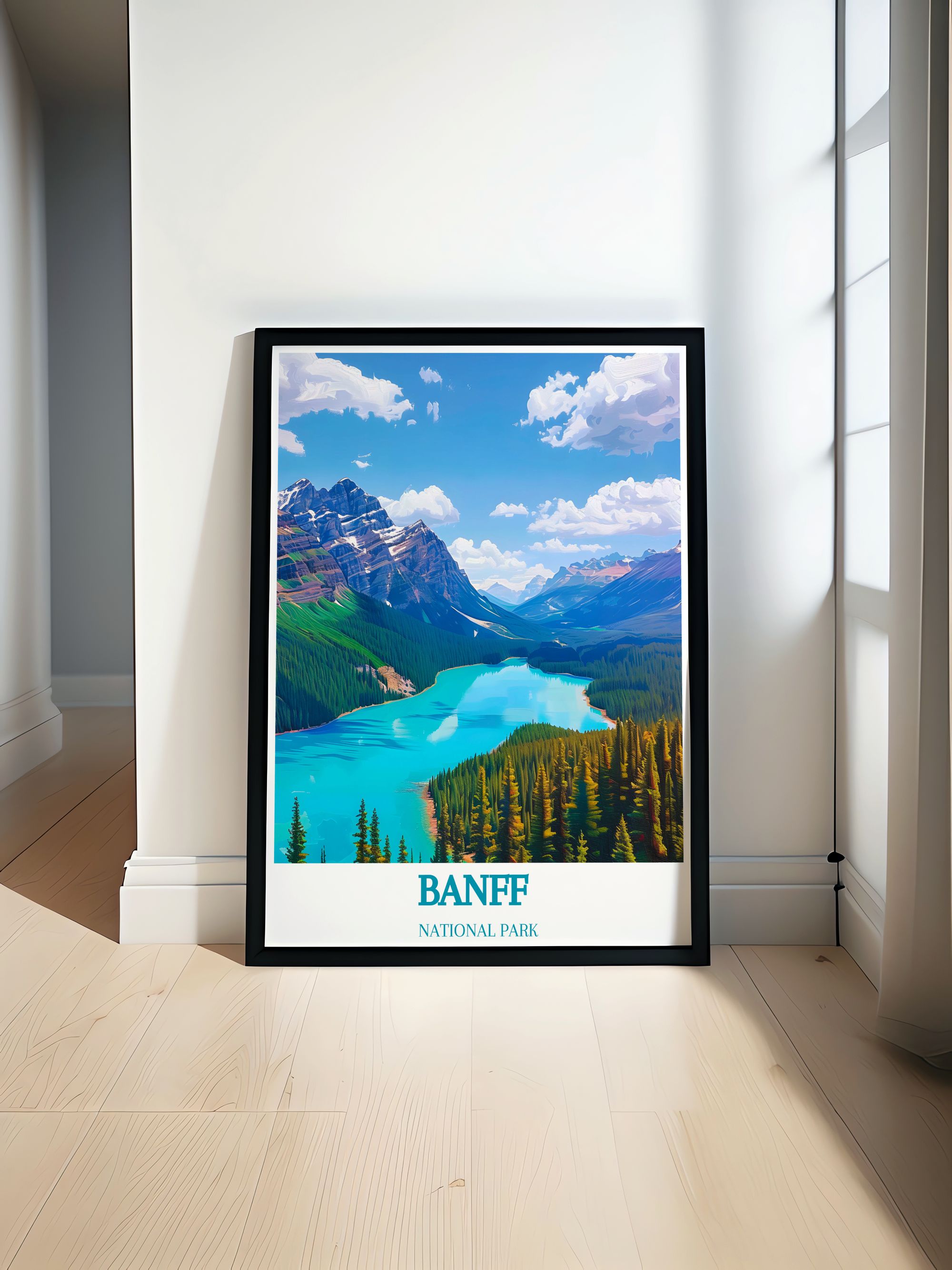 Banff National Park Wall Poster - Peyto Lake Art Print - Canada Art Collection