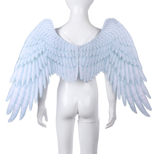 3D Angel Wings Cosplay Halloween Mardi Gras Party Costume