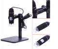 USB Digital Microscope 1000X with LED Lights & Adjustable Stand – Portable Inspection Camera