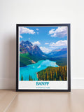 Banff National Park Wall Poster - Peyto Lake Art Print - Canada Art Collection