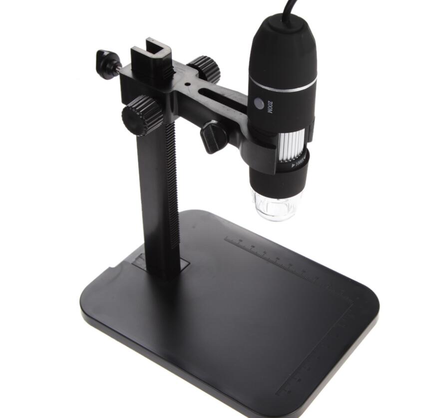 USB Digital Microscope 1000X with LED Lights & Adjustable Stand – Portable Inspection Camera