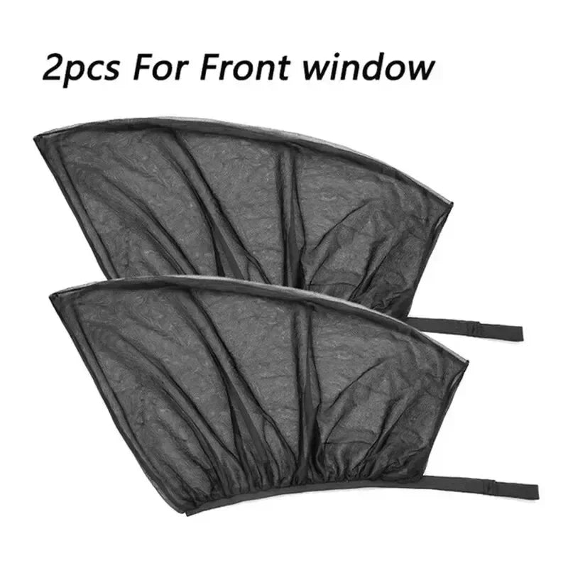 Car Windshield Sun Shade – Retractable UV & Heat Blocker, Foldable Parasol (Small & Large)