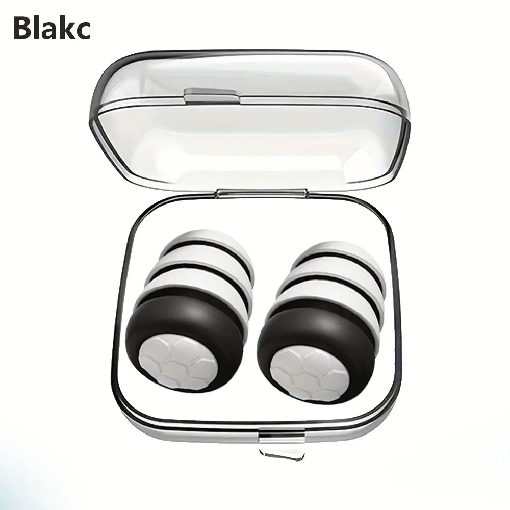 3-Layer Silicone Noise Filtering Earplugs | Sleep · Swimming · Concert · Travel | Reusable | 6 Colors