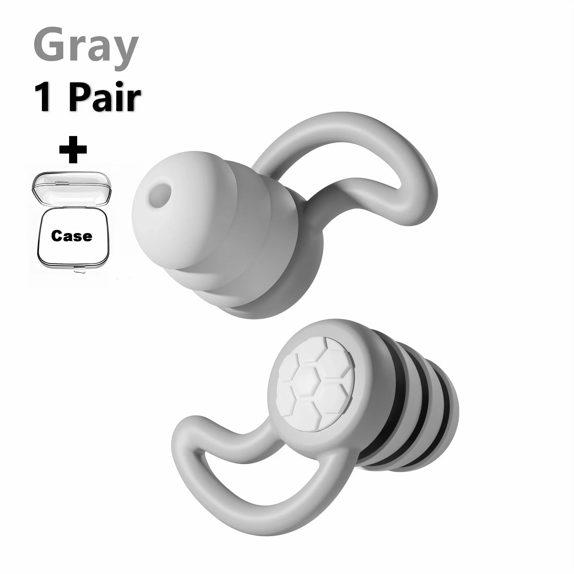 3-Layer Silicone Noise Filtering Earplugs | Sleep · Swimming · Concert · Travel | Reusable | 6 Colors