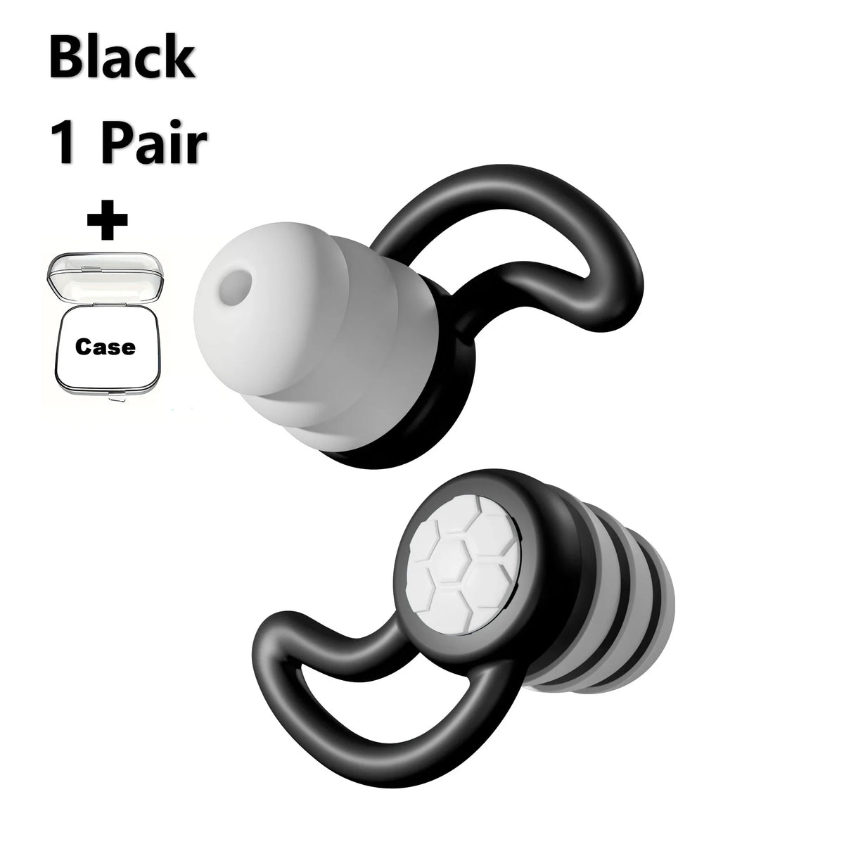 3-Layer Silicone Noise Filtering Earplugs | Sleep · Swimming · Concert · Travel | Reusable | 6 Colors
