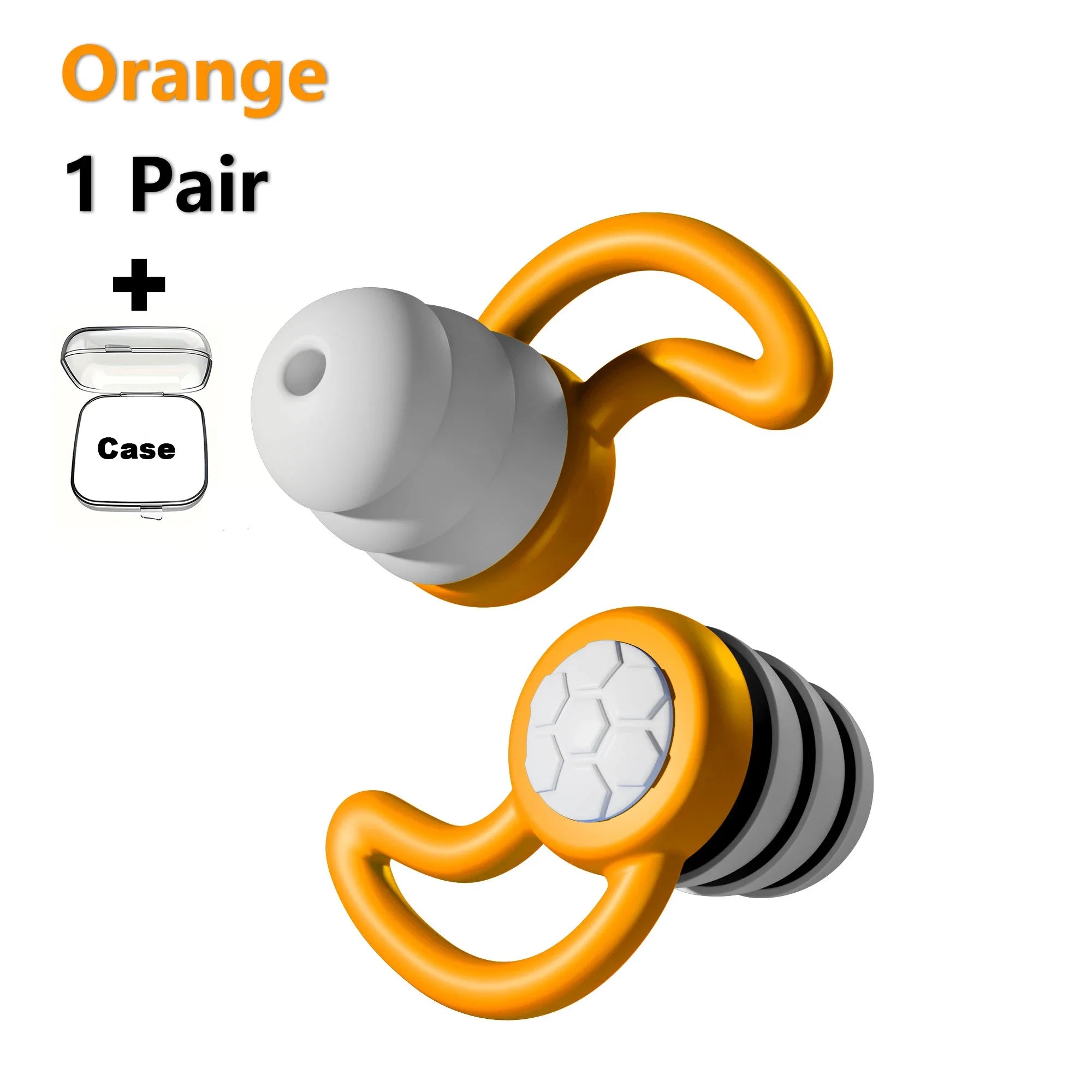 3-Layer Silicone Noise Filtering Earplugs | Sleep · Swimming · Concert · Travel | Reusable | 6 Colors