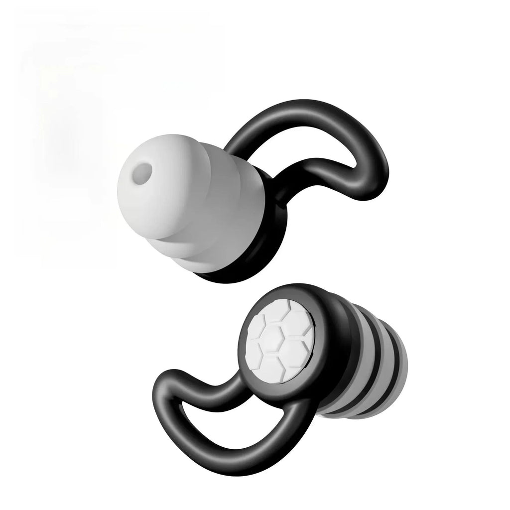 3-Layer Silicone Noise Filtering Earplugs | Sleep · Swimming · Concert · Travel | Reusable | 6 Colors