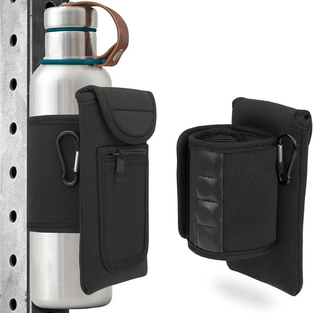 Revolutionary Magnetic Gym Water Bottle Holder - Effortless Attachment & Ample Storage for Active Lifestyles