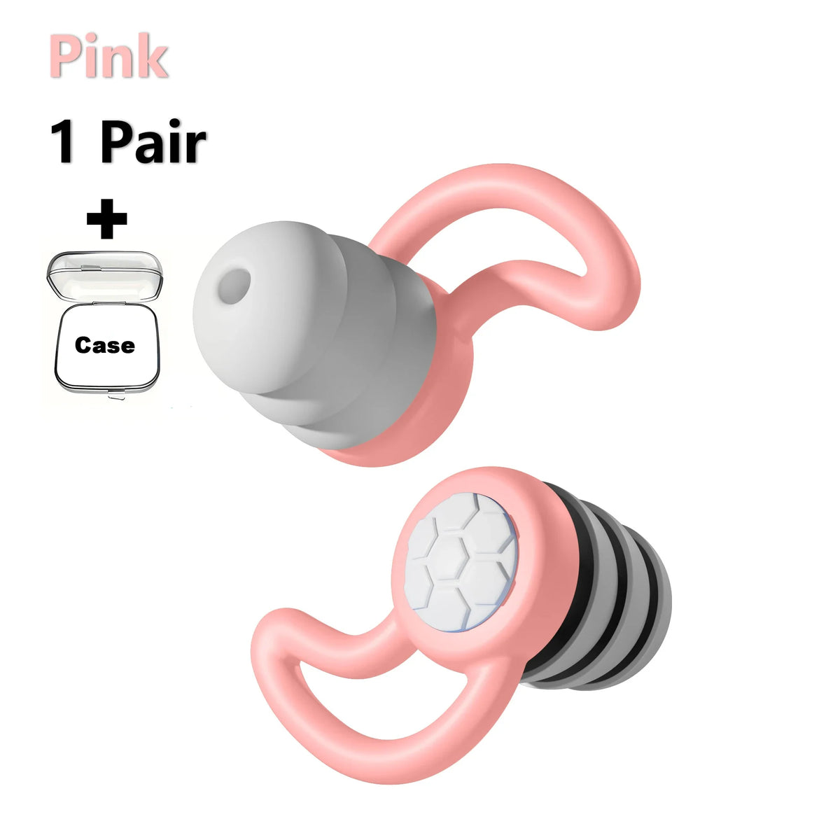3-Layer Silicone Noise Filtering Earplugs | Sleep · Swimming · Concert · Travel | Reusable | 6 Colors