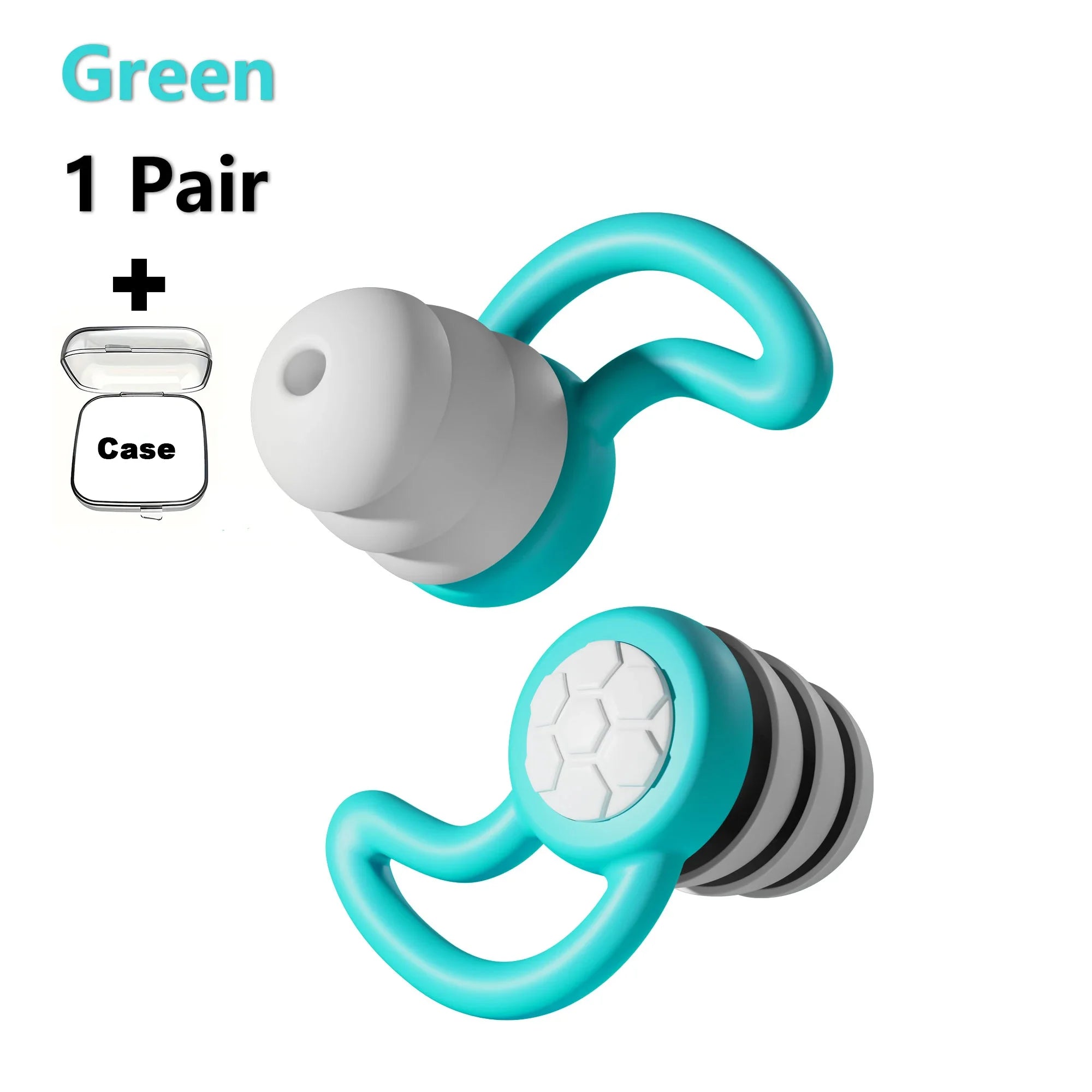 3-Layer Silicone Noise Filtering Earplugs | Sleep · Swimming · Concert · Travel | Reusable | 6 Colors