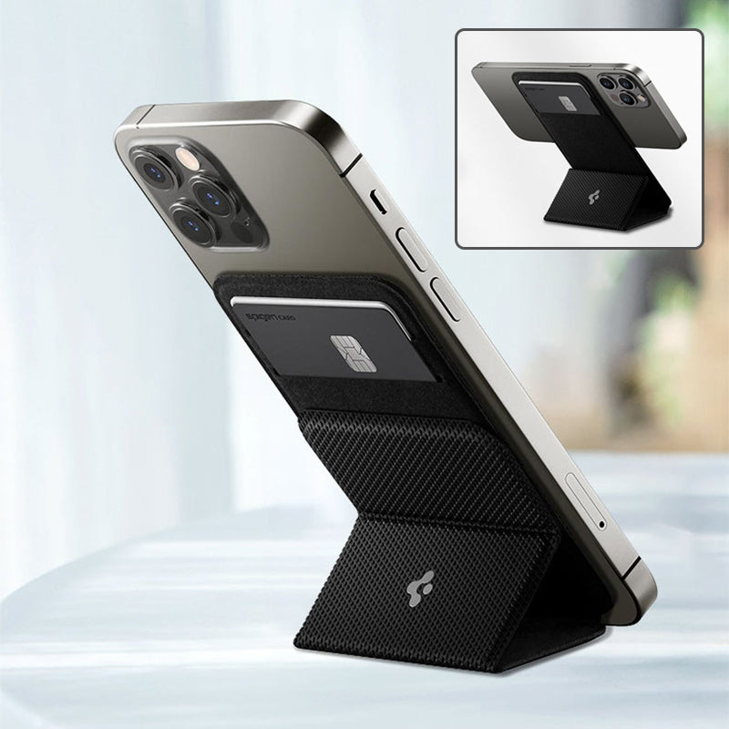 Magnetic Card Holder Mobile Phone Holder Black