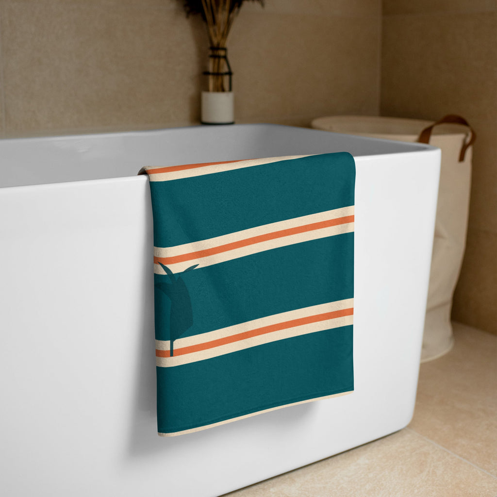 Captivate Signature Beach Towel — Cabana Stripe