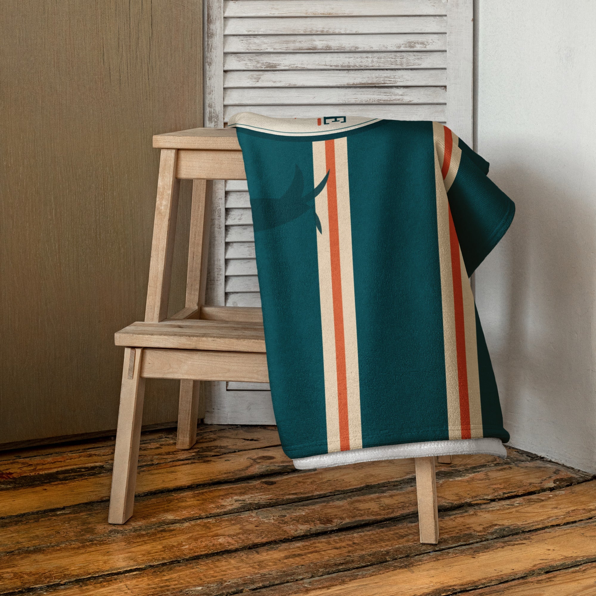 Captivate Signature Beach Towel — Cabana Stripe
