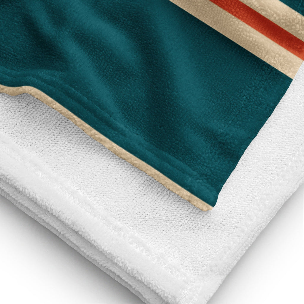 Captivate Signature Beach Towel — Cabana Stripe