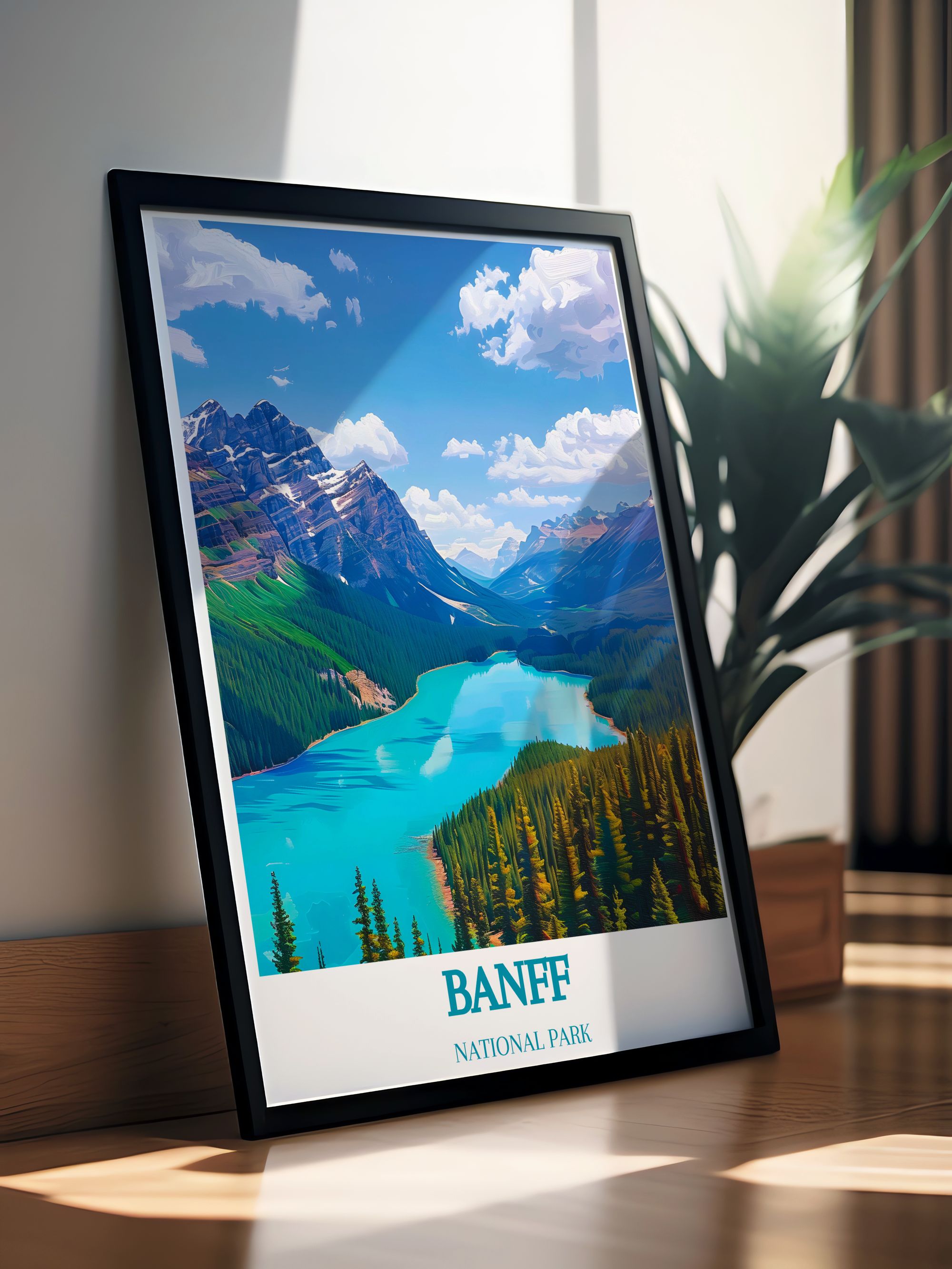 Banff National Park Wall Poster - Peyto Lake Art Print - Canada Art Collection