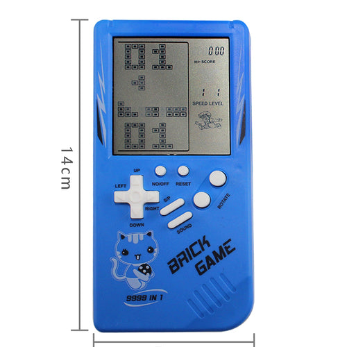 Retro Brick Game Handheld Console | 9999-in-1 Classic Block Puzzle | Portable LCD Game Player | Ages 3+