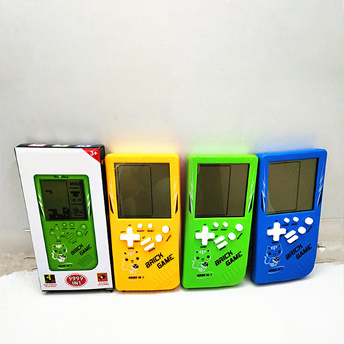 Retro Brick Game Handheld Console | 9999-in-1 Classic Block Puzzle | Portable LCD Game Player | Ages 3+