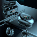 Bone Conduction Bluetooth Headset Clip White