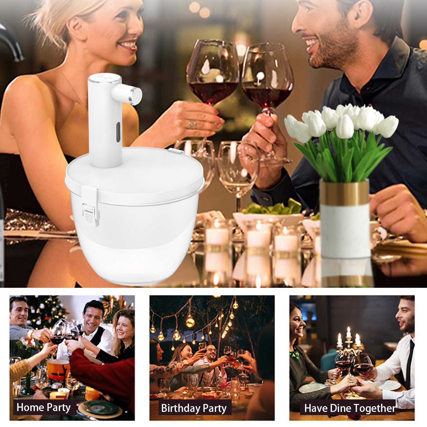 Electric Wine Decanter Intelligent Induction Spirit Divider