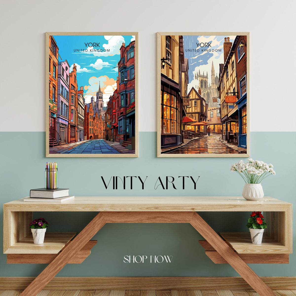 Affiche York | impression de voyage York  | Impression York  | Affiche Royaume-Uni